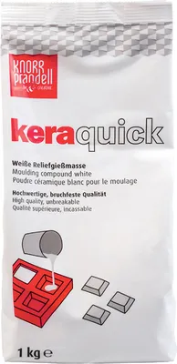 Produktbild von KNORR prandell Gießmasse keraquick weiß 1 kg