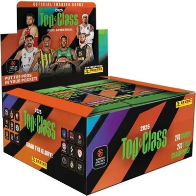 Produktbild von Panini Euro League Basketball 2024/2025 Top Class TC – Booster 24er Display