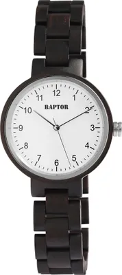 Produktbild von Raptor Damenuhr "Sherin" mit Holzarmband