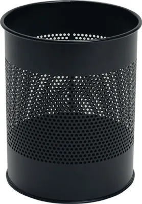 Obrázek produktu pro Durable 3310 01 Odpadkový koš kovový kulatý 15 l, P 165 mm, černý