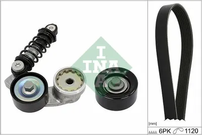 Produktbild von INA 529 0546 10 Keilrippenriemensatz für HYUNDAI Tucson (TL, TLE)