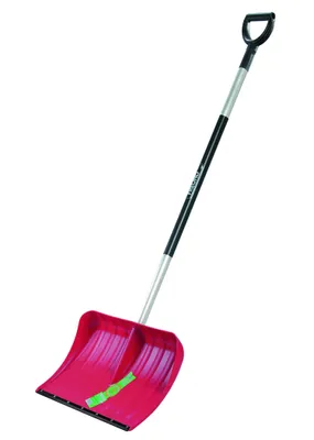 Produktbild von Freund Victoria Schneeschaufel 54 cm Aluline Schneeschieber rot mit Flüsterkante
