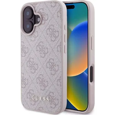Produktbild von GUESS Handyhülle passend für IPHONE 16 Plus GUHCP16MG4GFPI (PU 4G Classic) rosa