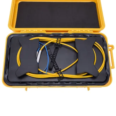 Imagen del producto de Cable de lanzamiento para OTDR, Caja para cable de lanzamiento de OTDR, Eliminador de zona muerta para OTDR, Caja para cable de lanzamiento de fibra óptica, Cable de lanzamiento de modo simple