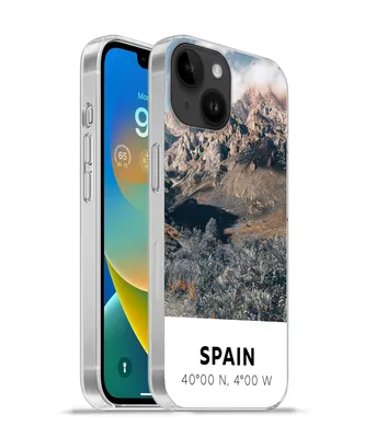 Produktbild von MuchoWow® Handyhülle Schutzhülle Hülle für Apple iPhone 14 - Softcase Spanien - Berge - Sommer Silikon Softcase Handy Hülle - Mobiltelefonhülle