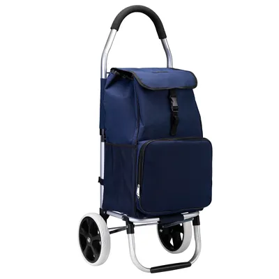 Produktbild von Packaway Einkaufswagen mit Kühlfach - 45L - Einkaufswagen - Wagenfunktion - BLAU
