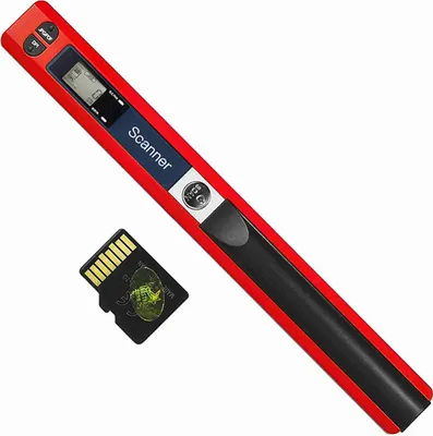 Obrázek produktu pro Přenosný ruční bezdrátový skener velikosti A4 s rozlišením 900DPI JPG/PDF s LCD displejem, ochrannou taškou a 8GB TF kartou pro vyhledávání obchodních dokumentů, knih a obrázků