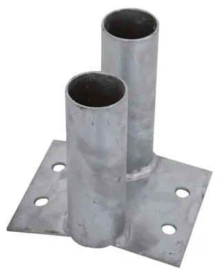 Produktbild von Einsteckhülse zum Aufschrauben mit den Maßen 160 mm Breite und 130 mm Länge