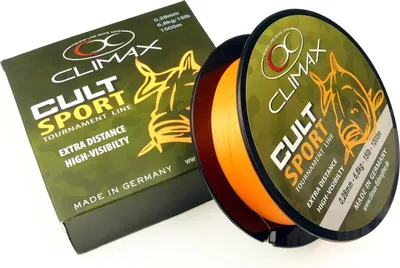 Produktbild von Climax CULT Carp Sport orange 1000m 0,22mm 4,4kg Monofilschnur Karpfenschnur