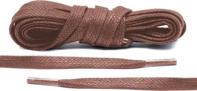 Immagine prodotto di I lacci piatti in cera Kicks Don®, 8 mm, 150 cm, color marrone
