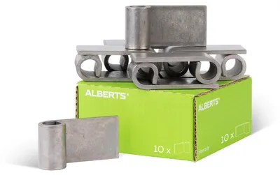 Produktbild von Alberts Anschweißband | Stahl | Ø16 mm | 10er Set