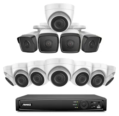 Productafbeelding van Beveiligingscamera Set 12-Delige 5MP Bewakingscamera Kit met Nachtzicht en IP67 Behuizing