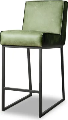Produktbild von Barhocker Medium Lara Barsessel Barstuhl Leder Grün