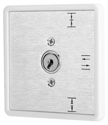 Image de Système de contrôle d'accès avec commutateur à 3 positions pour porte automatique, permettant la sélection du mode de fonctionnement