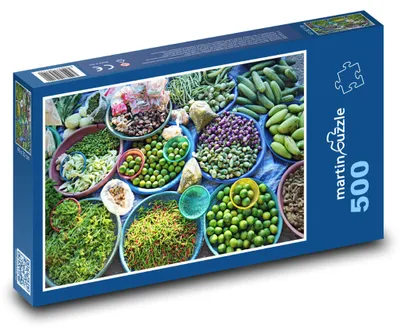 Obrázok produktu pre Puzzle 500 Tropické ovocie a zelenina - martinpuzzle