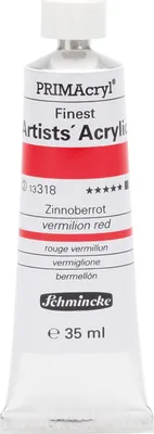 Produktbild von Schmincke 35ml PRIMAcryl Zinnoberrot Acryl 13 318 009