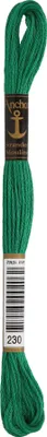 Produktbild von Anchor Sticktwist 4635000-00230 phosphorgrün Stickgarn, 100 % Baumwolle