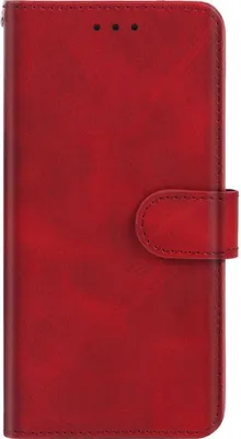 Produktbild von König Design Hülle kompatibel mit Motorola Moto G22 Kunstleder Handyhülle - Handy Case Rot