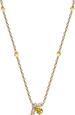 Produktbild von Pandora Halskette mit Anhänger Honigbiene 14 Karat Vergoldet 364560C01