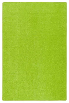 Produktbild von Trend Velours Teppich Kurzflor Einfarbig Modern, Größe:140x200 cm, Farbe:Grasgrün