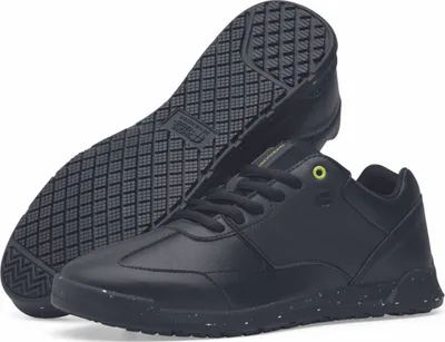 Produktbild von Shoes for Crews Freestyle II ECO, Schuhe Herren nachhaltig, rutschhemmende Laufsohle und Stolperschutz, wasserabweisend, vegan, schwarz Gr. 45