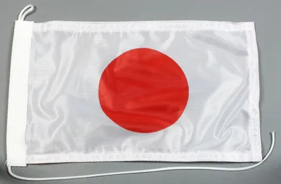 Produktbild von Bootsflagge : Japan 30x20 cm Motorradflagge