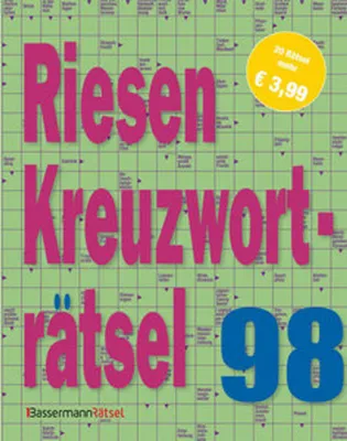 Obrázek produktu pro Riesen-Kreuzworträtsel 98 (5 Exemplare à 3,99 EUR)