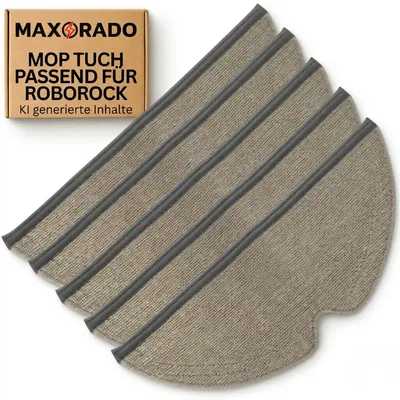 Wischmopp-Set für Roborock S4 S5 S6 E2-E5 Q5 Xiaomi C1