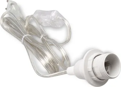Produktbild von E14 Lampenfassung mit Schalter Netzkabel 3,5m 350 transparent