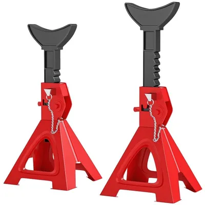 Zdjęcie produktu dla Podnośniki samochodowe – Zestaw 2 podnośników hydraulicznych do warsztatu, udźwig 3 tony