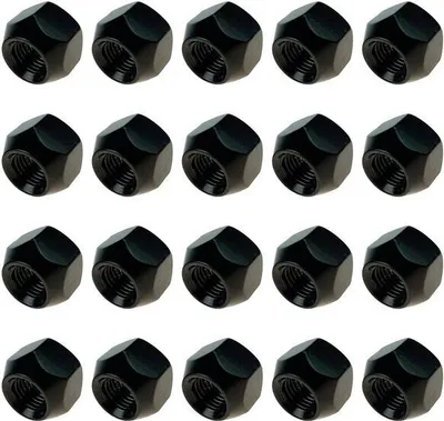 Produktbild von 20x Radmuttern Muttern Offen M12x1,5 Kegel Schwarz Stahlfelge für Honda Accord