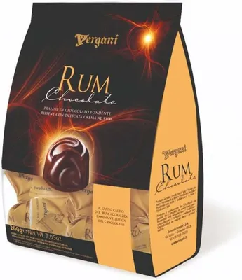 Produktbild von Rum Cioccolato Pralinen 100g - Vergani