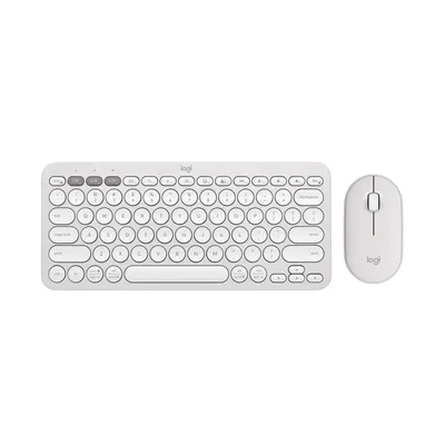 Immagine prodotto di Logitech 920-012210 - Senza fili - RF senza fili + Bluetooth - Interruttore a forbice - AZERTY - Bianco - Mouse