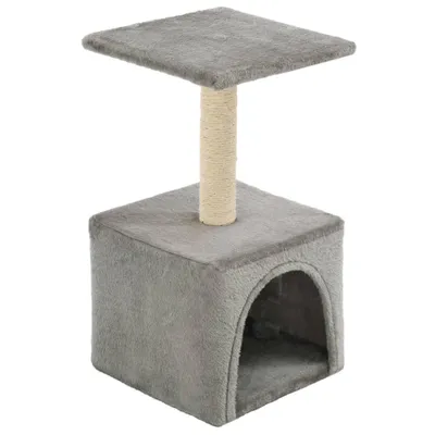 Image de vidaXL Arbre à chat Sisal 55 cm Gris