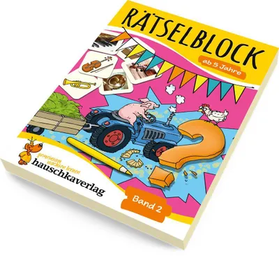 Produktbild von Rätselblock ab 5 Jahre, Band 2, A5-Block
