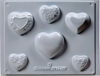 Immagine prodotto di KNORR prandell 212714407 Stampo "Cuori a stampo pieno, in parte con texture"