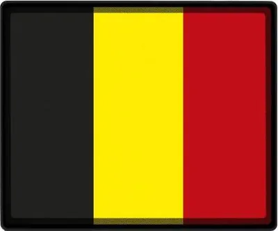 Produktbild von Mousepad Mauspad mit Motiv - Belgien Fahne - 82023 - Gr. ca. 24  x 20 cm