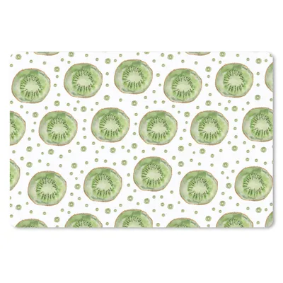 Produktbild von MuchoWow® Schreibtischunterlage Kiwi - Grün - Muster 60x40 cm - XXL Mauspad - Großes Mauspad