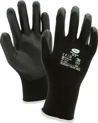 Produktbild von WERO Montagehandschuh Allrounder, schwarz, Gr. 9, 12 Paar