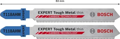 Productafbeelding van EXPERT, robuust metalen zaagblad voor reciprozaag, type T118AHM, 2 stuks.