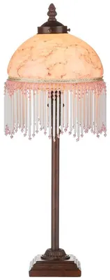 Obrázek produktu pro Casa Padrino Stolní lampa v barokním stylu Vícebarevná Ø 20 x v. 53 cm - Barokní a secesní nábytek
