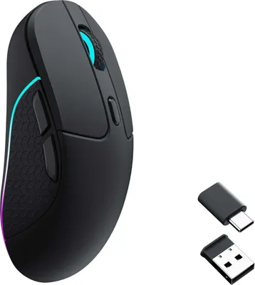 Obrázek produktu pro Keychron M3, Pro praváky, Optický, RF bezdrátové + Bluetooth, 26000 DPI, Černá