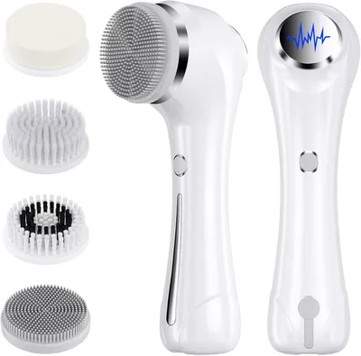 Produktbild von Gesichtsreinigungsbürste, 4 Aufsätze, IPX6 wasserdicht, für alle Hauttypen
