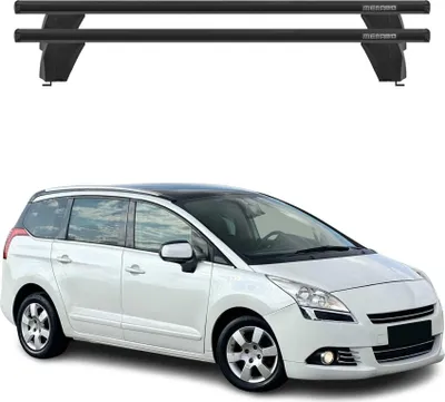 Produktbild von Menabo Dachträger Querträger für Peugeot 5008 2009-2016 ABE Aluminium Schwarz