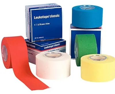 Obrázok produktu pre Leukotape, elastické obväzy, 3,8 cm x 10 m, čierna farba