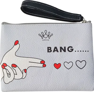 Produktbild von Melady Kulturtasche Damen 22*16 cm Grau Polyester Rechteckig Bang Kosmetiktasche Kulturbeutel