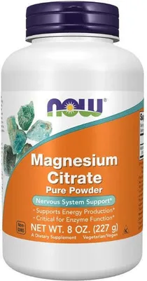 Produktbild von Magnesiumcitrat Reines Pulver 227 g Now Foods
