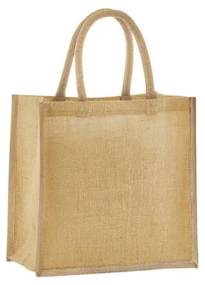 Image de Westford Mill - Sac cadeau, mini, jute amidonné FK2052 (taille unique) (naturel)