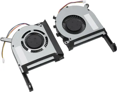 Image de Ventilateur de refroidissement 4 broches pour ordinateur portable ASUS TUF505 TUF506 TUF565 TUF566 TUF705 TUF706 DC 5V 0.5A Ventilateur de refroidissement CPU et GPU