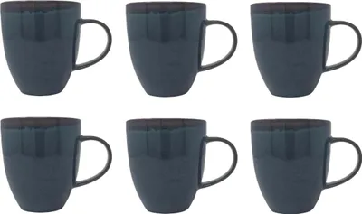 Produktbild von like. by Villeroy & Boch Crafted Denim 6er Set Kaffeebecher 350 ml blau Porzellan